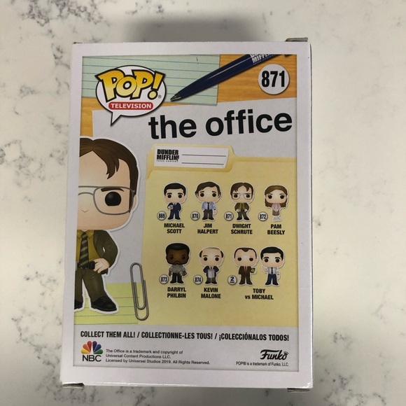 NWT Funko Pop Dwight Schrute Never Opened The Office - Picture 4 of 7